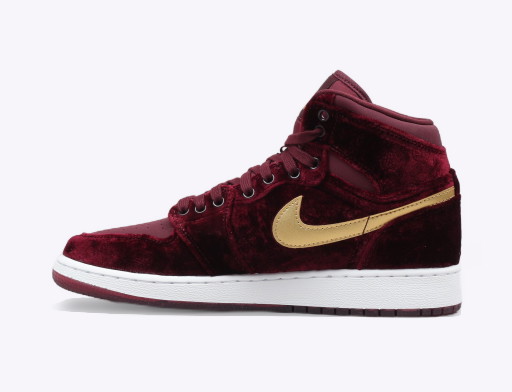 Korlátozott példányszámban Jordan Air Jordan 1 Heiress GG "Velvet" Burgundia | 832596-640