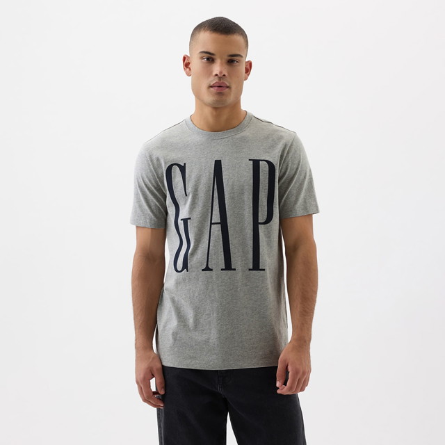 Póló GAP Logo Tee Heather Grey Szürke | 866774-02