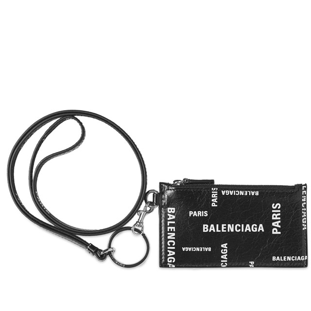 Pénztárca Balenciaga Lanyard Cash Case Fekete | 594548-2AAOC-1097