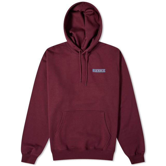 Sweatshirt Polar Skate Co. Stretch Logo Hoodie Burgundia | PSC-W23-27