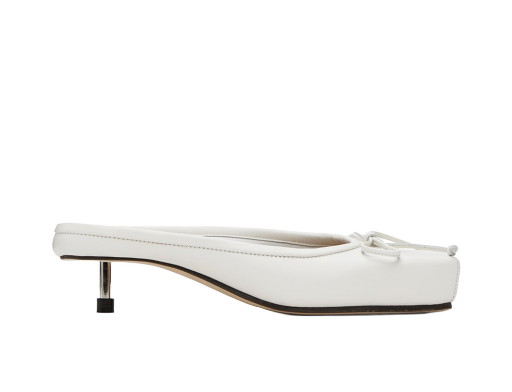 Sneakerek és cipők Jacquemus Le Chouchou 'Les Mules Basses Ballet' Heels Fehér | 23H233FO015-3073