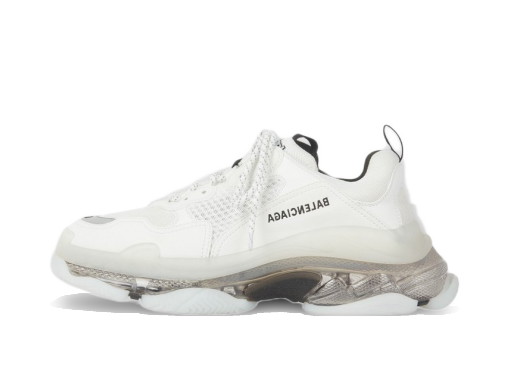 Sneakerek és cipők Balenciaga Triple S Clear Sole White Grey Fehér | 541624W2GS19012