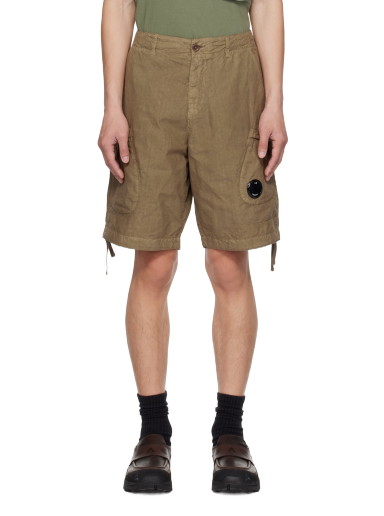 Rövidnadrág C.P. Company Light Shorts Barna | 14CMBE292A-006456G