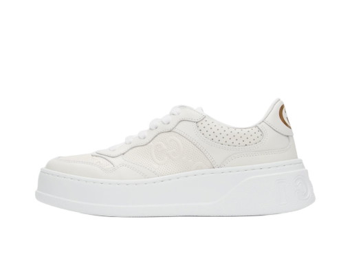 Sneakerek és cipők Gucci GG Embossed Low Sneakers Fehér | 670408 1XL10