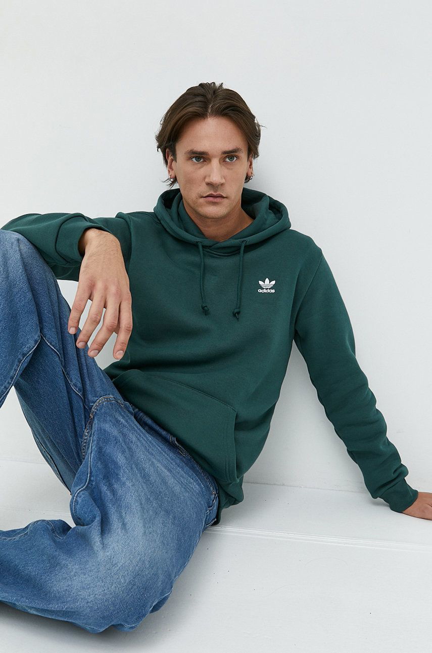 Sweatshirt adidas Originals Essential Hoody Zöld | HK0099, 0