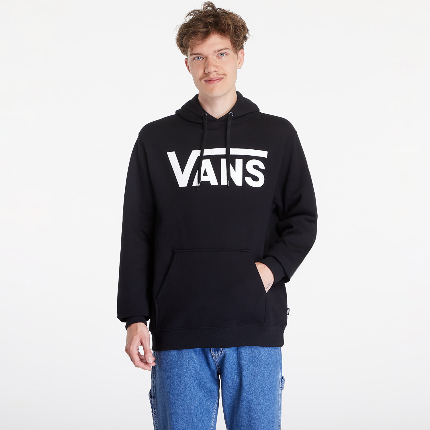 Sweatshirt Vans Classic Pullover Black Fekete | VN000HNXBLK1, 0