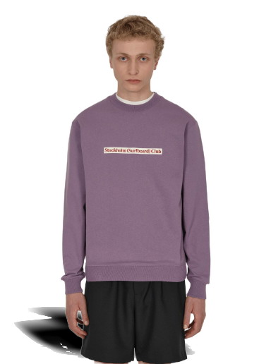 Sweatshirt Stockholm (Surfboard) Club Logo Crewneck Sweatshirt Orgona | MU1P75W GRAPE