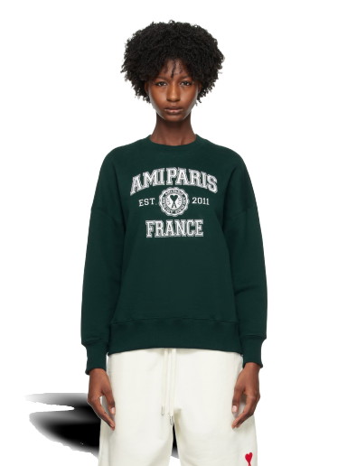 Sweatshirt AMI SSENSE x Sweatshirt Zöld | SPUSW008.747.306