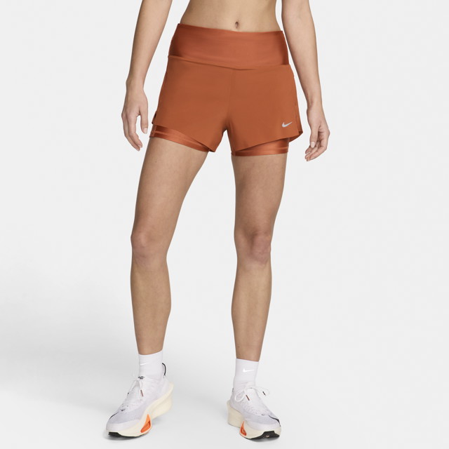 Rövidnadrág Nike Dri-FIT Swift 2 v 1 
Narancssárga | DX1029-825