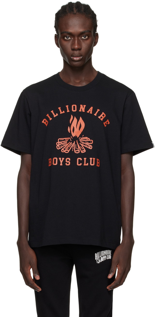 Póló BILLIONAIRE BOYS CLUB Campfire T-Shirt Fekete | B23442