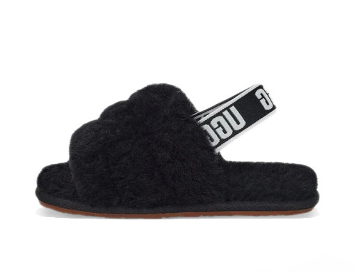 Sneakerek és cipők UGG Fluff Yeah Slide Black Fekete | 1098579T-BLK