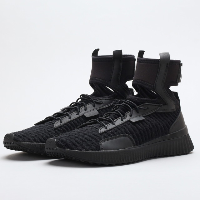 Sneakerek és cipők Puma Fenty by Rihanna Trainer Mid black - white Fekete | 190938 01