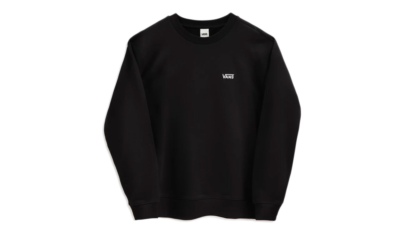 Sweatshirt Vans Flying V Boyfriend Fit Crew Sweater Fekete | VN0A5AQ1BLK, 1