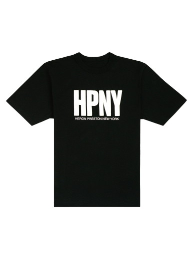 Póló HERON PRESTON HPNY Tee Fekete | HMAA032C99JER0051001