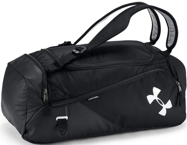 Hátizsákok és táskák Under Armour UA Contain Duo SM BP Duffle-BLK Fekete | 1381920-001