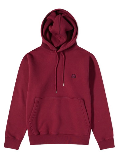 Sweatshirt MAISON KITSUNÉ Fox Head Patch Regular Hoodie Burgundia | LM00703KM0307-P564