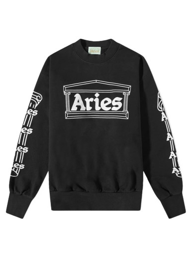 Sweatshirt Aries Column Crew Sweatshirt Fekete | COAR20001-BLK