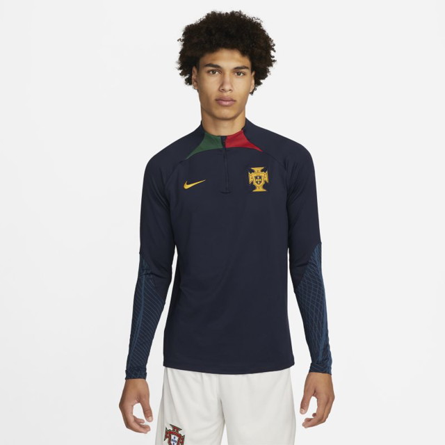 Pólók és páncélingek Nike Portugal Strike Dri-FIT Knit Football Drill Top Sötétkék | DH6456-451