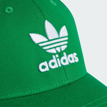 Kupakok adidas Originals Trefoil Baseball Cap Zöld | IW1785, 2