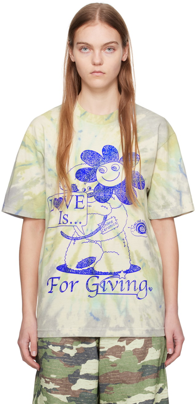 Póló Online Ceramics Love Is For Giving T-Shirt Zöld | Love Is For Giving