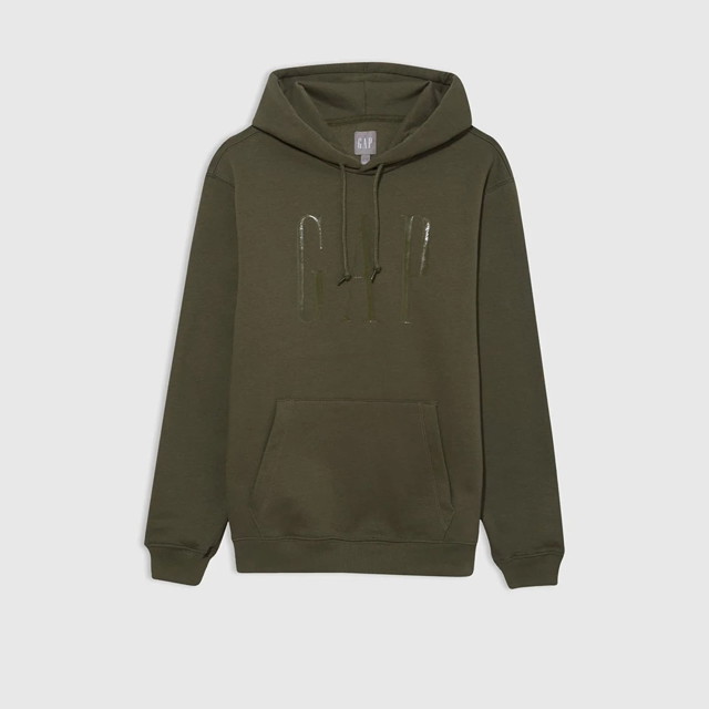 Shine Logo Hoodie Army Jacket Green