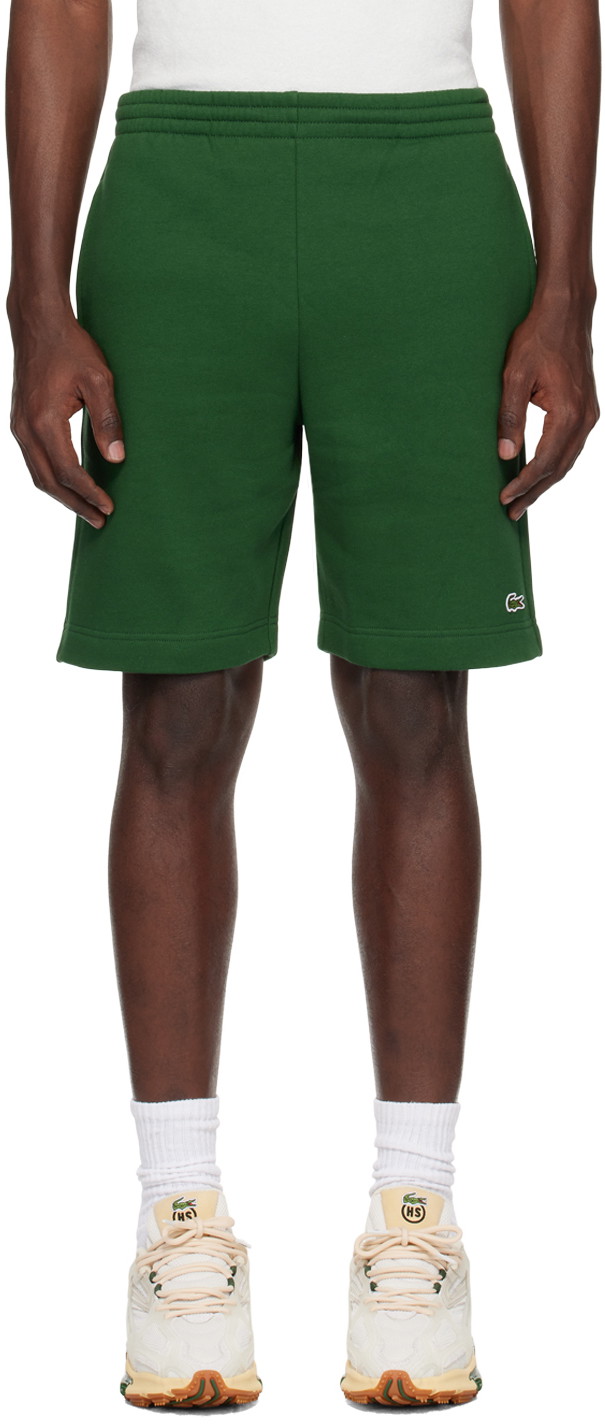 Rövidnadrág Lacoste Green Jogger Shorts Zöld | GH9627_132