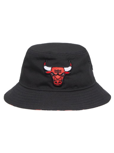 Kalapok New Era Chicago Bulls Print Infill Bucket Hat Fekete | 60298694