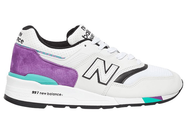 Sneakerek és cipők New Balance 997 "White Purple Teal" Fehér | M997WEA