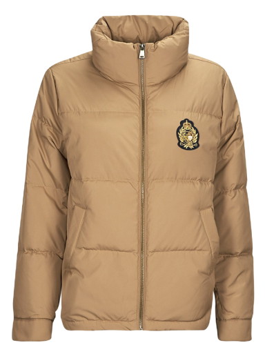 Puff dzsekik Polo by Ralph Lauren Logo-Patch Insulated Puffer Jacket Bézs | 297928078003