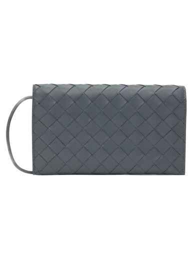 Válltáskák Bottega Veneta Wallet On Strap Bag Szürke | 708586 VCPP3