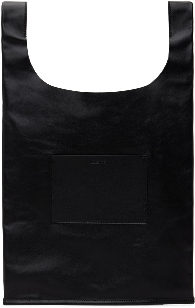 Vászontáskák Jil Sander Market Small Tote Bag Fekete | J26WC0007 P6514