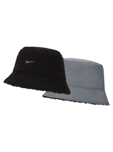 Kalapok Nike Sportswear Reversible Fleece Bucket Hat Fekete | DV3165-010