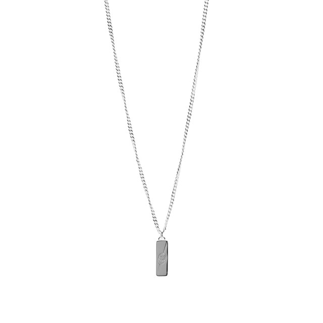 Nyakláncok és láncok Gucci Tag Necklace "Silver" Fémes | YBB77405500100U