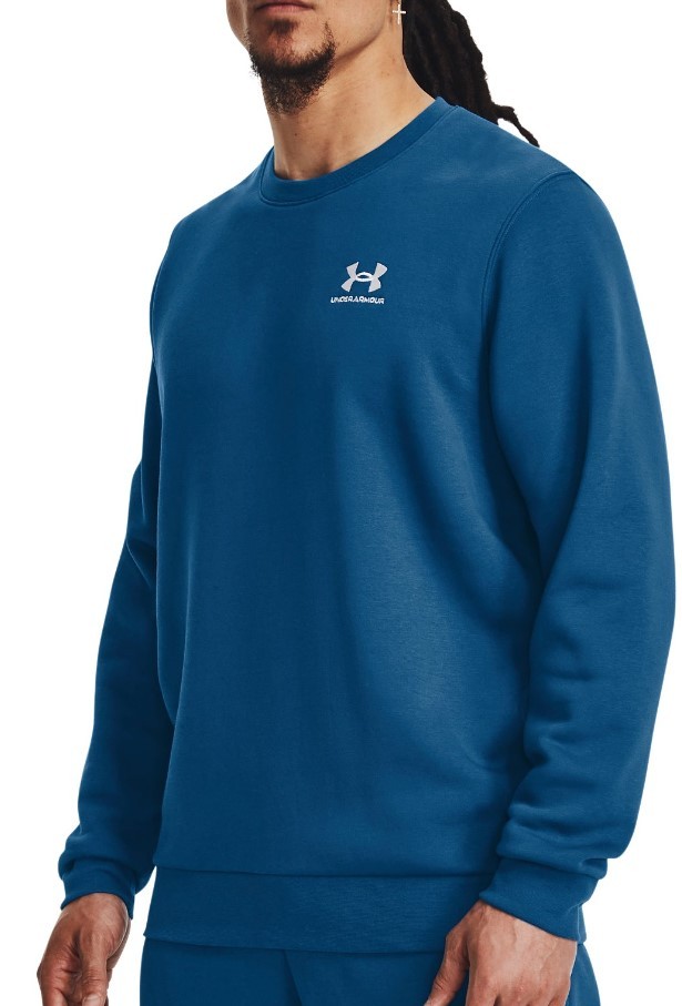 Sweatshirt Under Armour Essential Fleece Crew Sweatshirt Kék | 1374250-426, 0