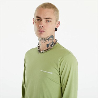 Póló Comme des Garçons SHIRT Long Sleeve Tee Knit Khaki Zöld | FM-T024 Khaki, 3