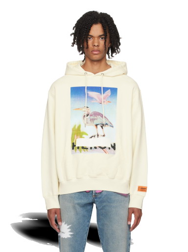 Sweatshirt HERON PRESTON Censored Heron Hoodie Bézs | HMBB024F23JER0030437