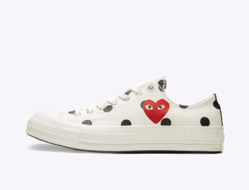 Sneakerek és cipők Converse Comme des Garçons PLAY x Chuck Taylor All-Star 70s OX Fehér | 157249C