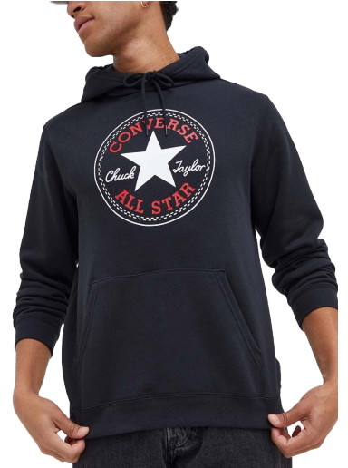 Sweatshirt Converse Go-To All Star Fleece Fekete | 10025470-a01-001