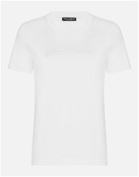 Jersey T-shirt With Flocked Detail