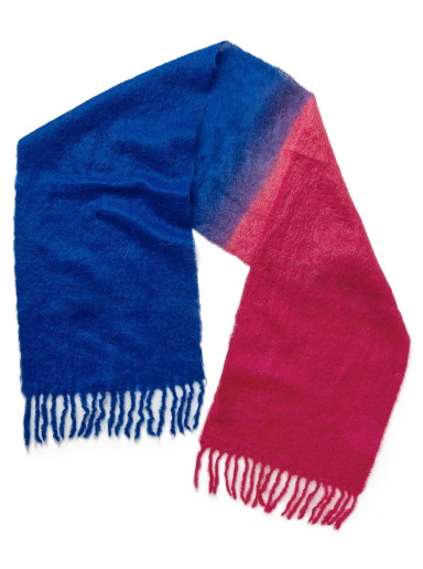 Sálak és kendők GANNI Mohair Gradient Fringed Scarf Többszínű | 5714667391993