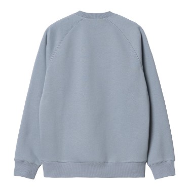 Sweatshirt Carhartt WIP Chase Sweatshirt "Mirror / Gold" Kék | I026383_1R2_XX, 4