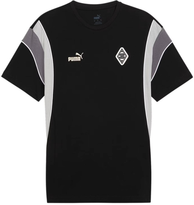 Póló Puma Borussia Mönchengladbach FtblArchive Men's Football Tee Fekete | 774302-02
