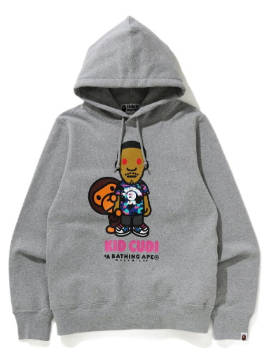Sweatshirt BAPE Kid Cudi x Baby Milo Pullover Hoodie Szürke | 002PPG731901XGRA