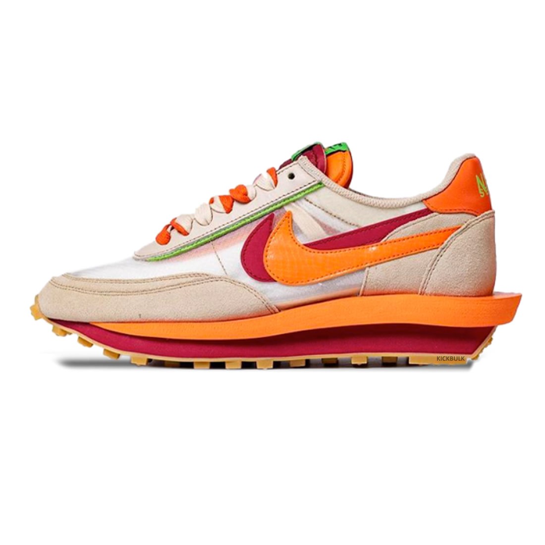 Sneakerek és cipők Nike Sacai x Clot x LDWaffle "Net Orange Blaze" 
Narancssárga | DH1347-100, 0