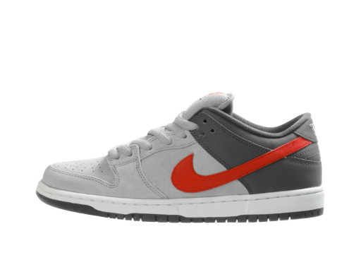 Sneakerek és cipők Nike SB SB Dunk Low Medium Grey Red Szürke | 304292-064