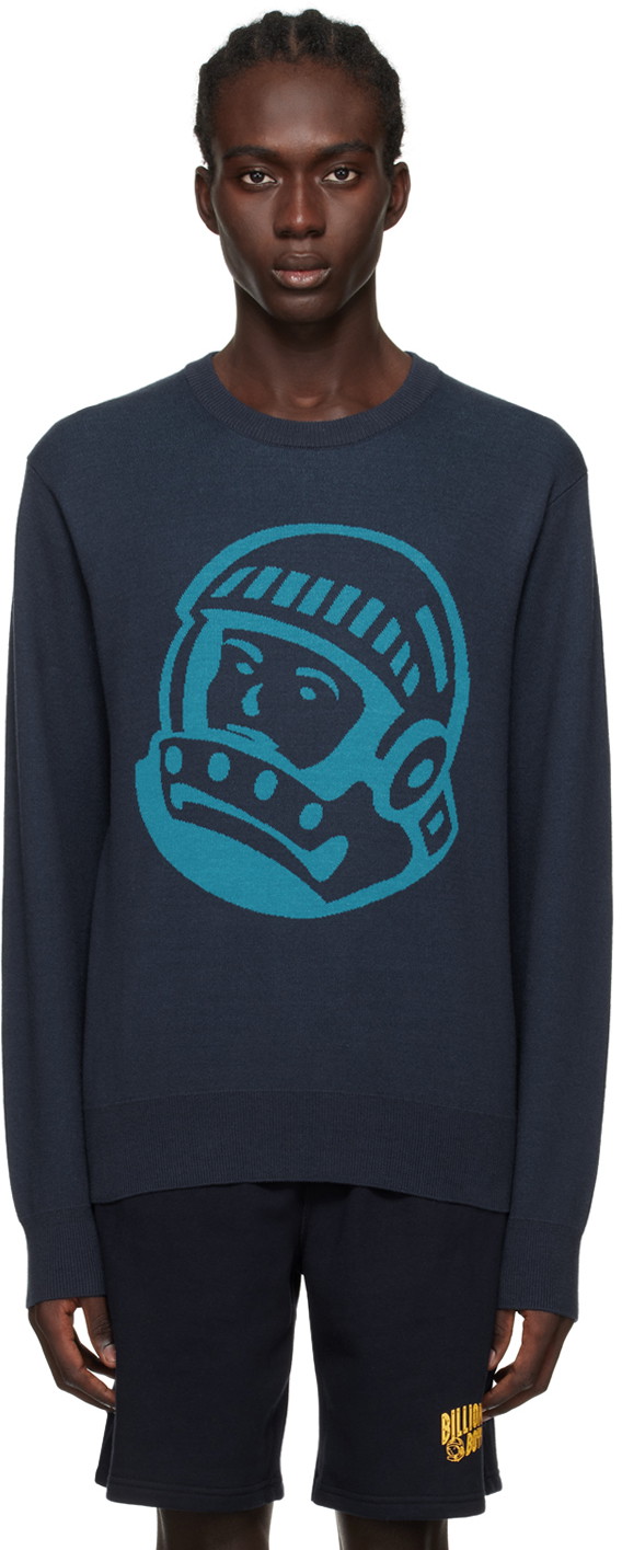 Pulóver BILLIONAIRE BOYS CLUB Astro Sweater Sötétkék | B23422