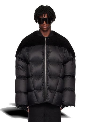 Dzsekik Rick Owens Flight Shearling Down Jacket Fekete | RU02C7788 LSHON3