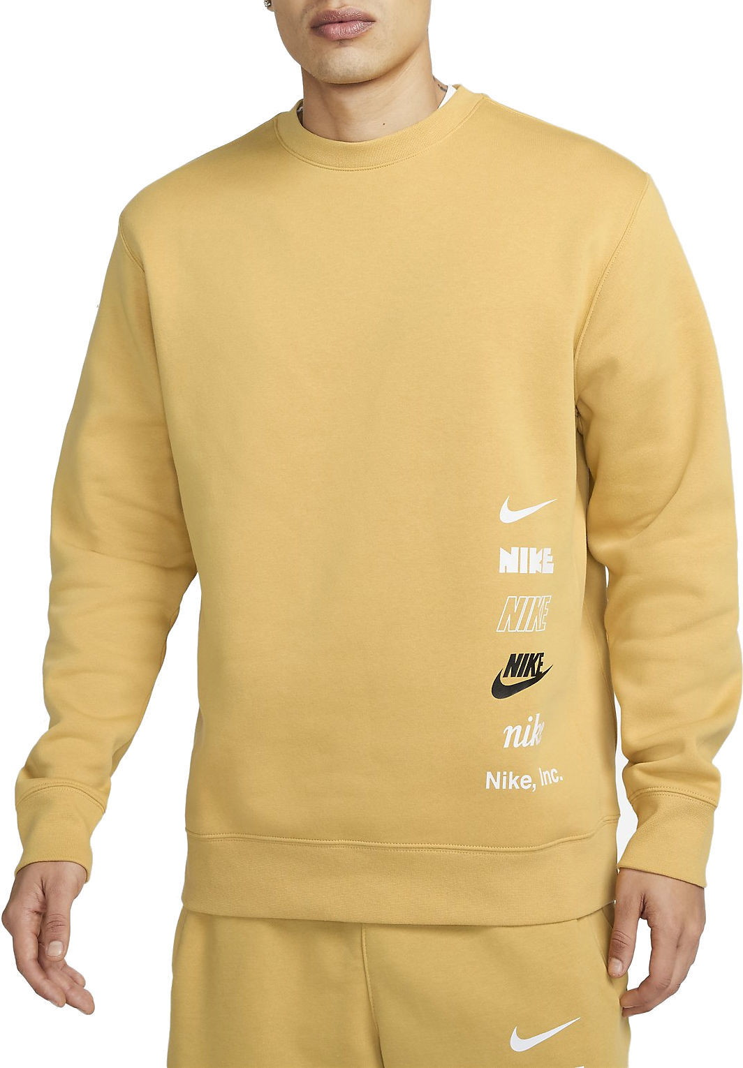 Sweatshirt Nike Club Fleece+ Sweat Bézs | dx0781-725, 0