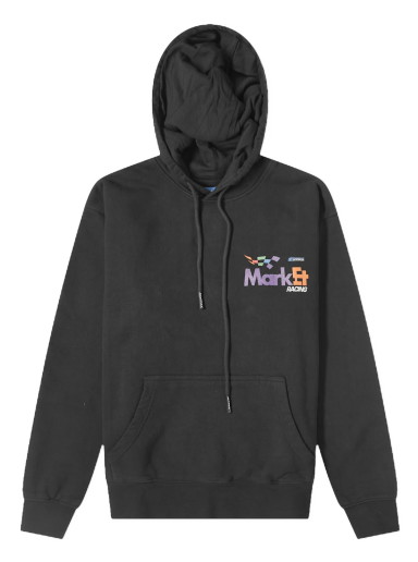 Sweatshirt MARKET Express Racing Pullover Hoodie Fekete | 397000509-BLK