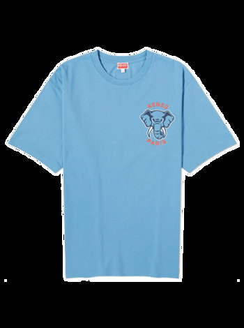 KENZO Elephant Classic T-Shirt Cyan FD65TS0024SO-69